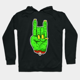 Zombie Fingers - Evil Rock Snail Hoodie